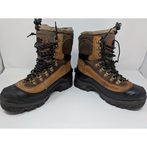 Sorel Conquest Waterproof Winter Men\'s Boots Size 7 Thermolite Brown Leather main image 8